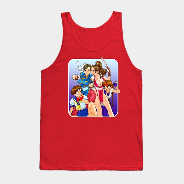 Girls' Fight Tank Top by winsarcade